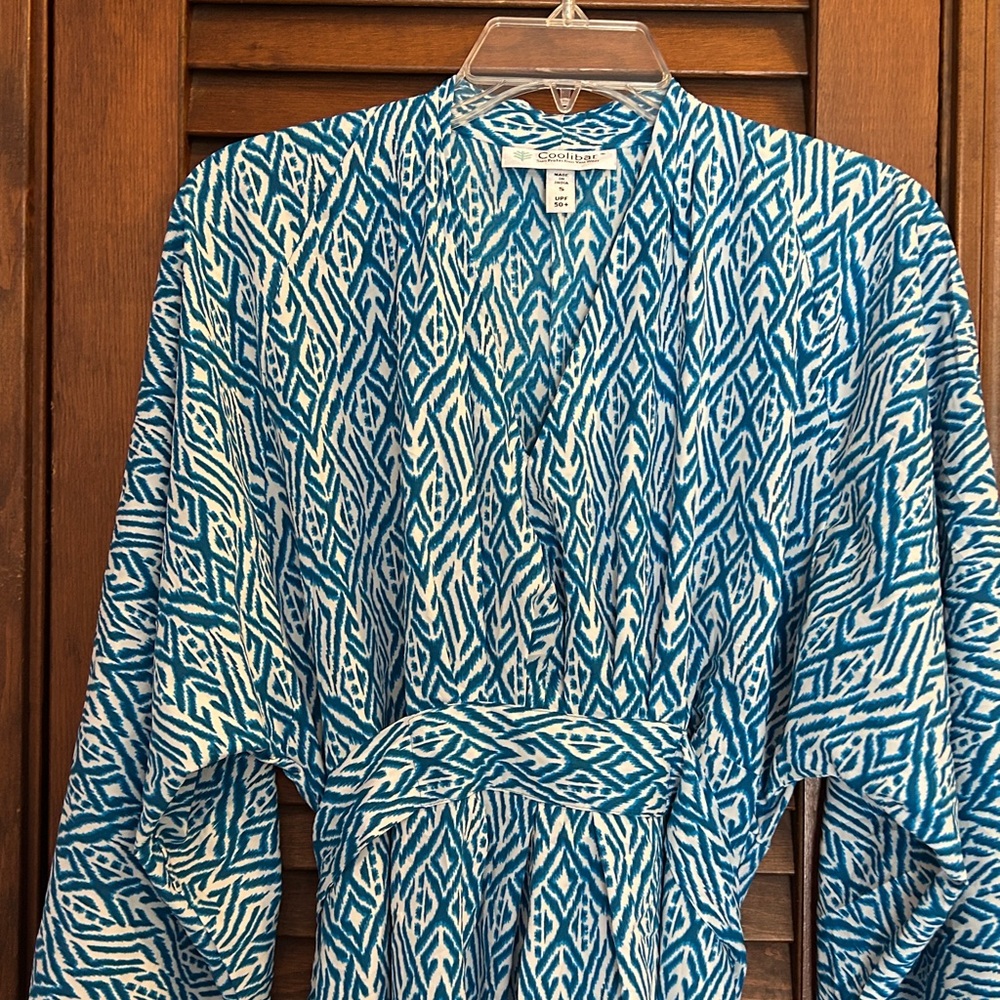Coolibar women’s Navia coverup dress sun good condition - Picture 7 of 9